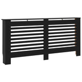 Pokrov za radiator črn 172x19x81,5 cm mediapan