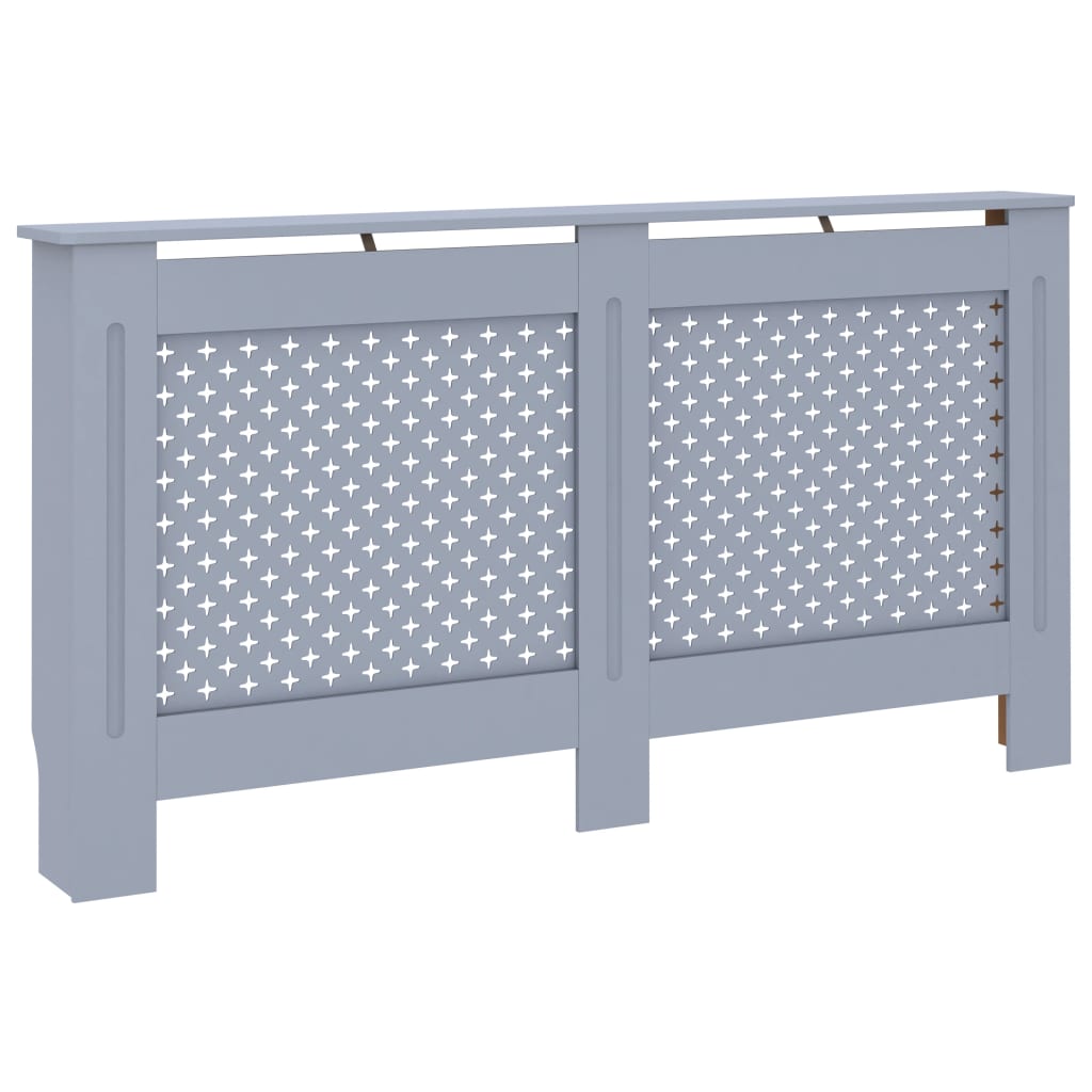 Pokrov za radiator antraciten 152x19x81,5 cm mediapan