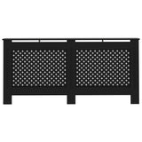 Pokrov za radiator črn 172x19x81,5 cm mediapan