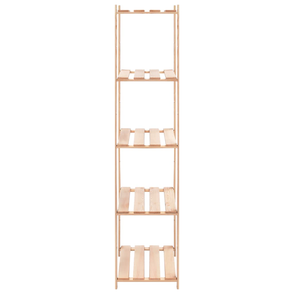 Stojalo 5-nadstropno 2 kosa 80x38x170 cm trdna borovina 250 kg