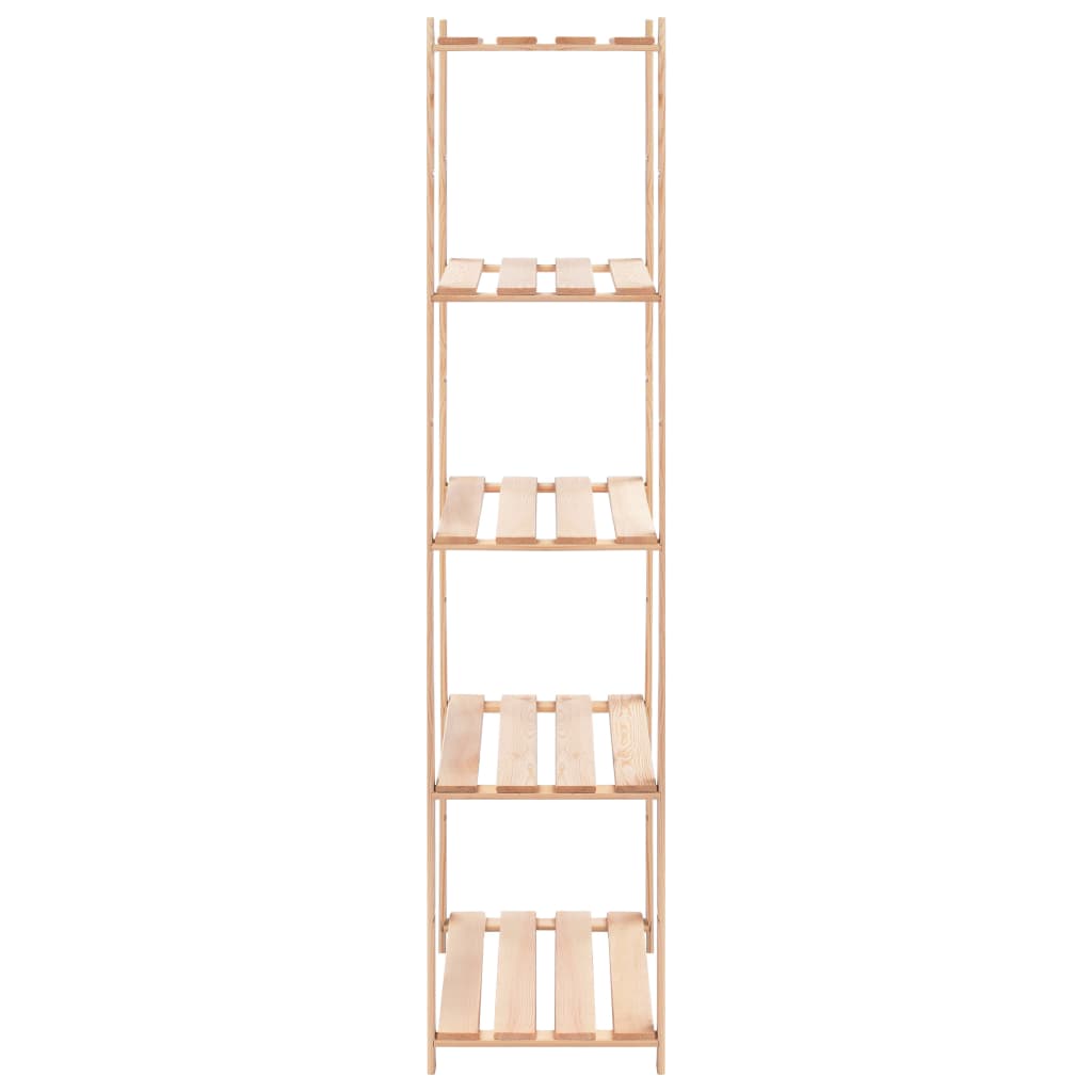 Stojalo 5-nadstropno 3 kosi 80x38x170 cm trdna borovina 250 kg