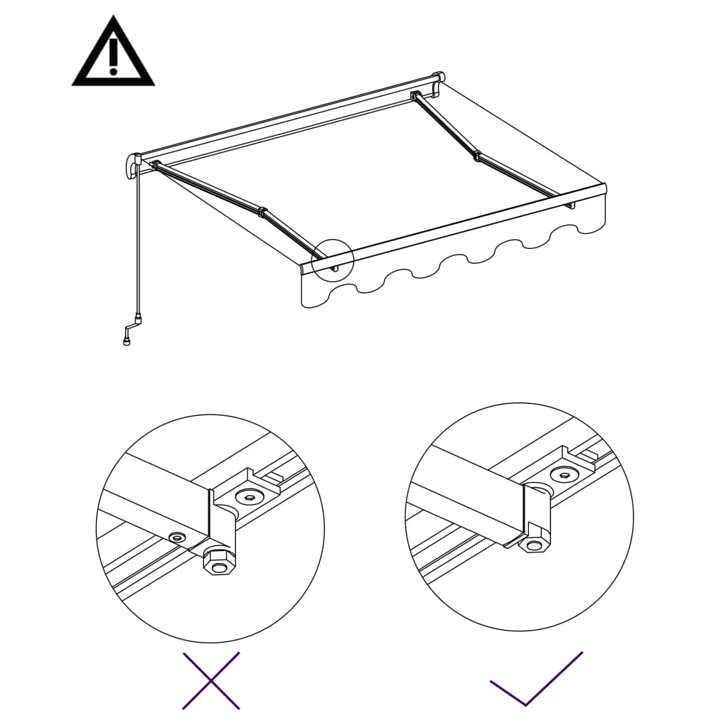 Avtomatsko zložljiva tenda 350x250 cm antracitna