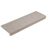 Preproge za stopnice 15 kosov 65x21x4 cm taupe