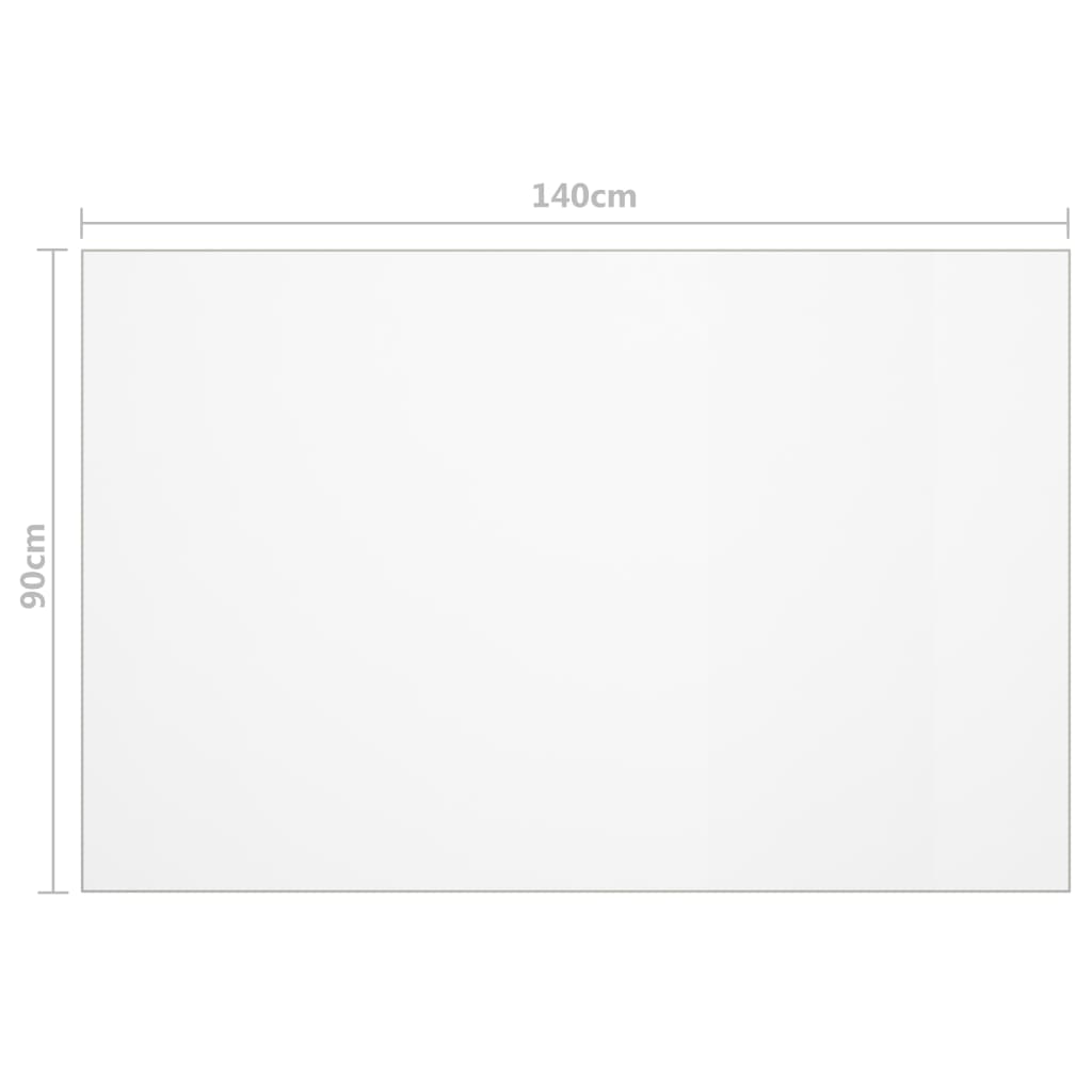 Zaščita za mizo mat 140x90 cm 2 mm PVC