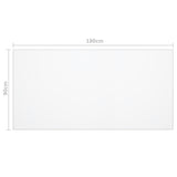 Zaščita za mizo prozorna 180x90 cm 2 mm PVC