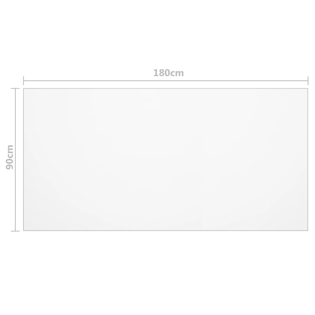 Zaščita za mizo mat 180x90 cm 2 mm PVC