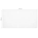 Zaščita za mizo mat 180x90 cm 2 mm PVC