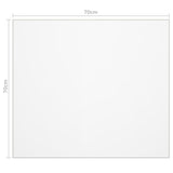 Zaščita za mizo mat 70x70 cm 2 mm PVC