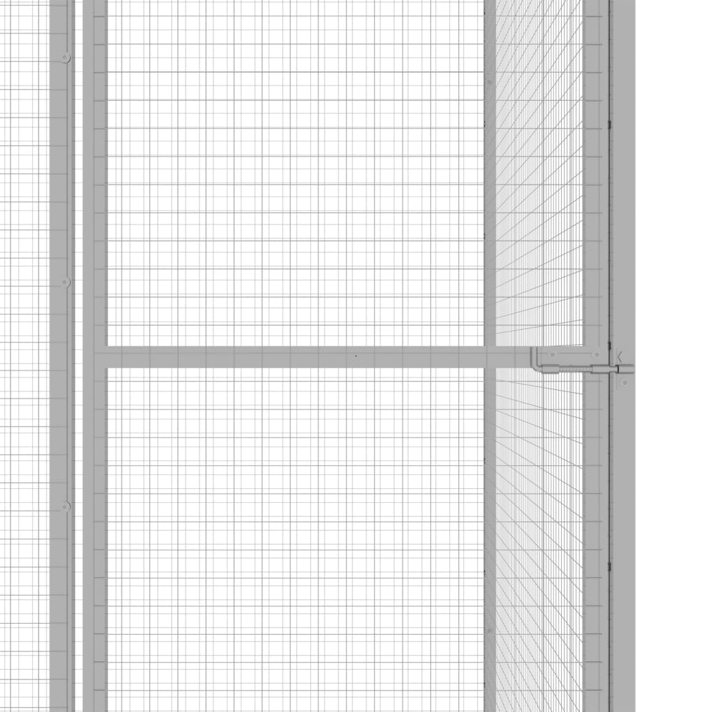 Mačja kletka 3x1,5x2,5 m pocinkano jeklo