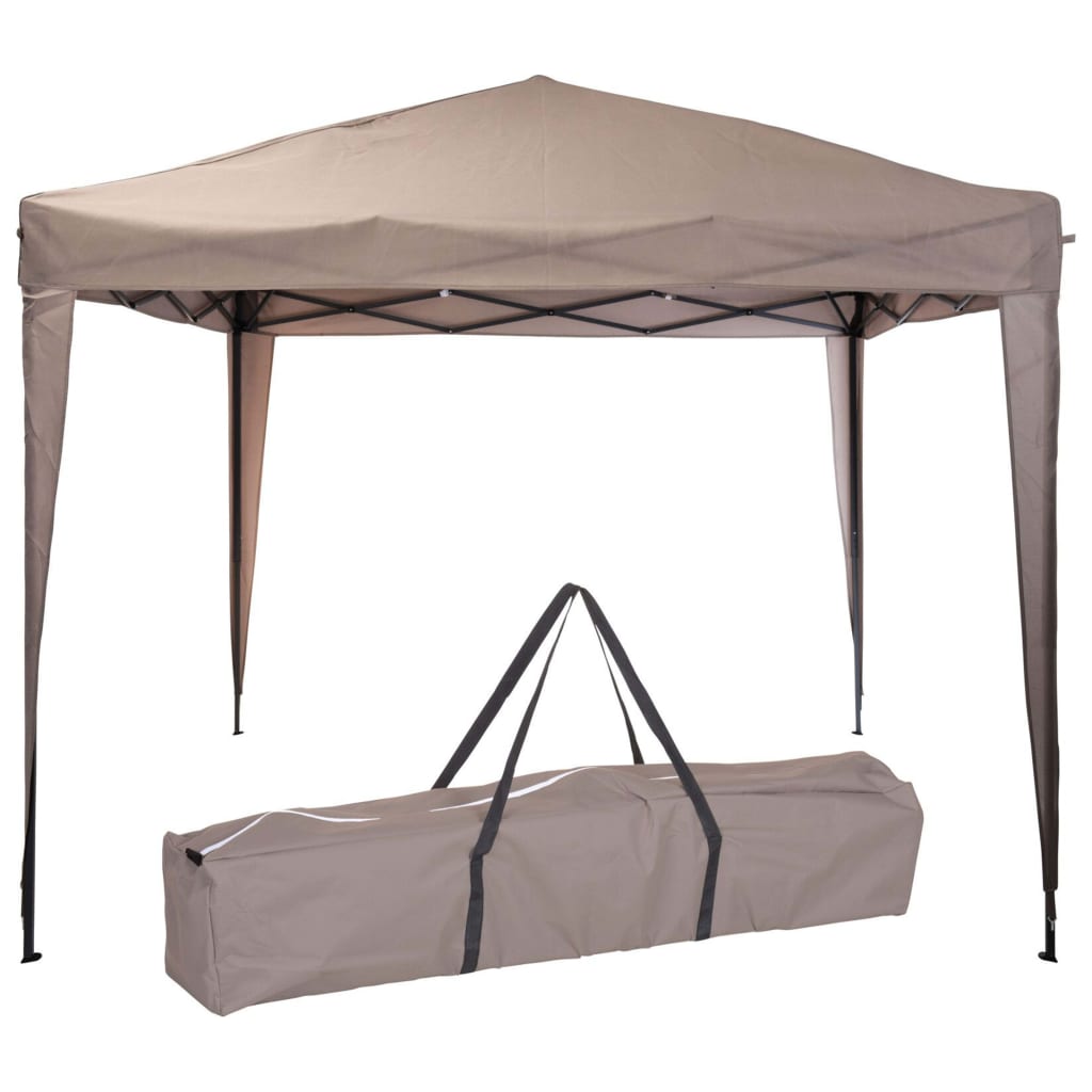 ProGarden Vrtni šotor Easy-Up 300x300x245 cm taupe