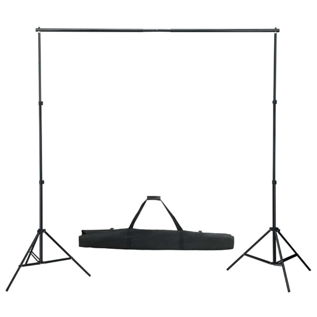 Komplet za fotografski studio s softbox svetilkami in ozadjem