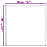 Preproga za šotor 200x200 cm antracitna