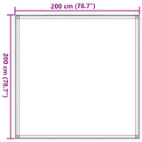 Preproga za šotor 200x200 cm temno zelena