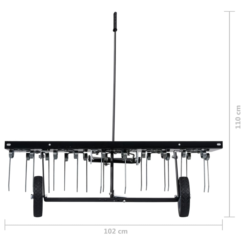 Česalo za vrtno kosilnico 100 cm