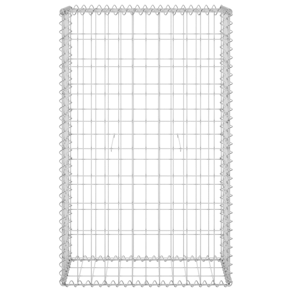 Gabionska stena s pokrovi iz pocinkanega jekla 60x30x100 cm