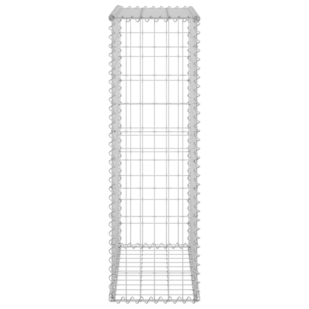 Gabionska stena s pokrovi iz pocinkanega jekla 60x30x100 cm