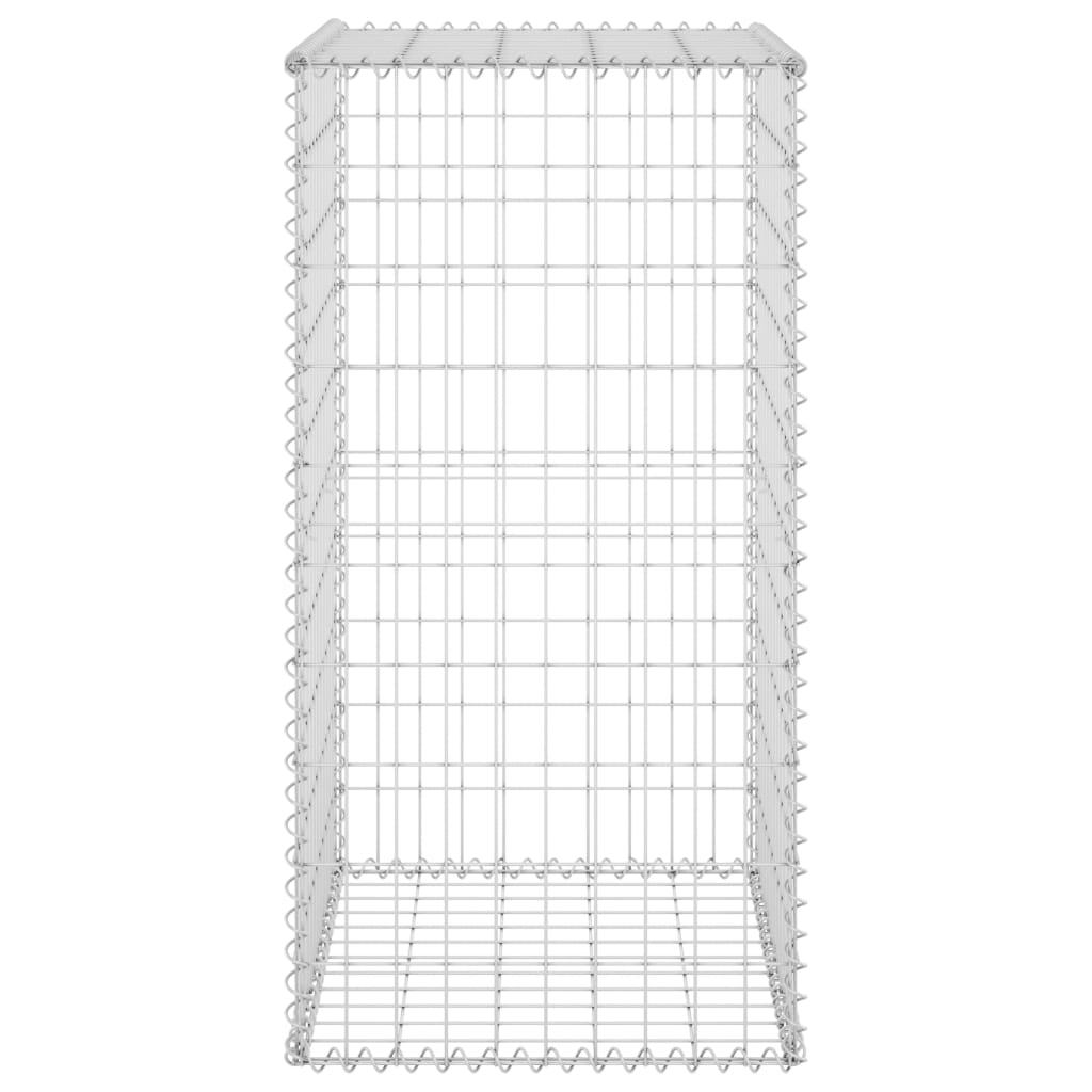 Gabionska stena s pokrovi iz pocinkanega jekla 60x50x100 cm