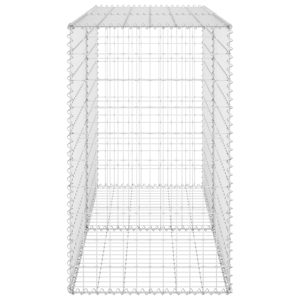 Gabionska stena s pokrovi iz pocinkanega jekla 150x60x100 cm