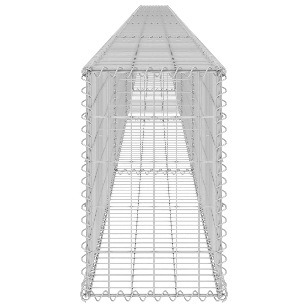 Gabionska stena s pokrovi iz pocinkanega jekla 900x30x50 cm