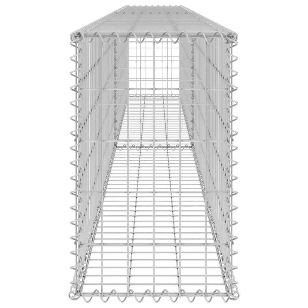 Gabionska stena s pokrovi iz pocinkanega jekla 300x30x50 cm