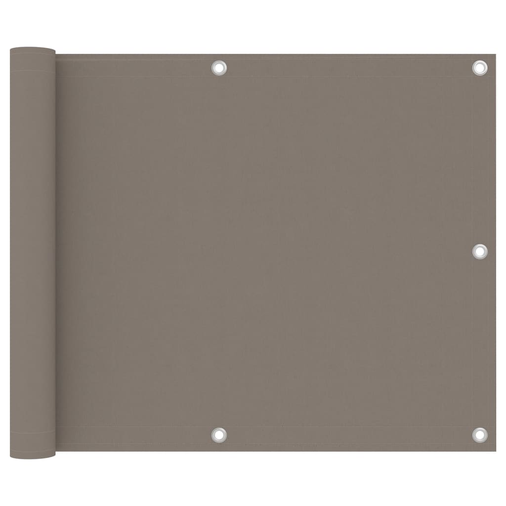 Balkonsko platno taupe 75x300 cm oksford blago