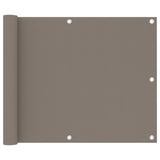 Balkonsko platno taupe 75x400 cm oksford blago