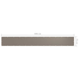 Balkonsko platno taupe 75x600 cm oksford blago