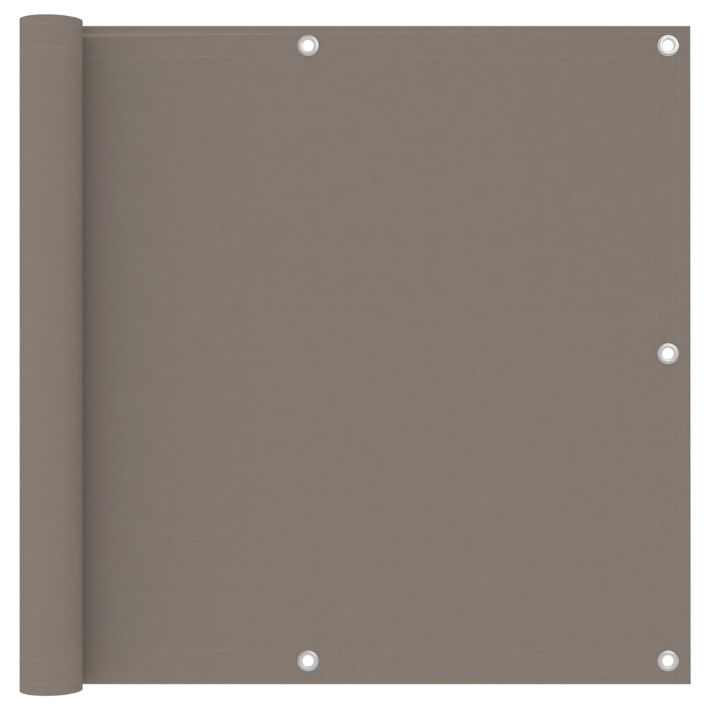 Balkonsko platno taupe 90x500 cm oksford blago