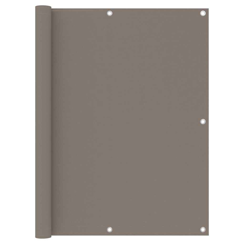 Balkonsko platno taupe 120x600 cm oksford blago