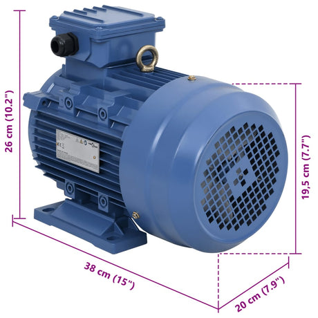 Trifazni elektromotor aluminijast 3 kW/4KM 2840 vrt/min