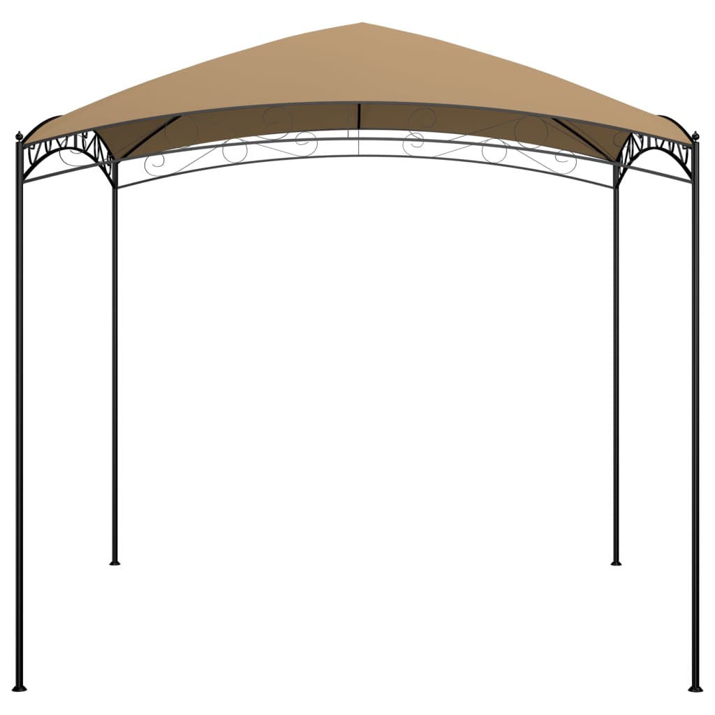 Paviljon 3x3x2,65 m taupe 180 g/m²