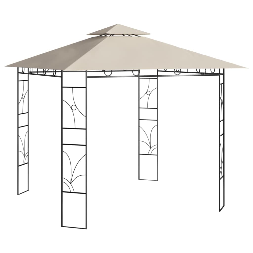 Paviljon 3x3x2,7 m krem 160 g/m²