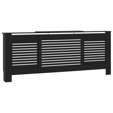 Pokrov za radiator črn MDF 205 cm