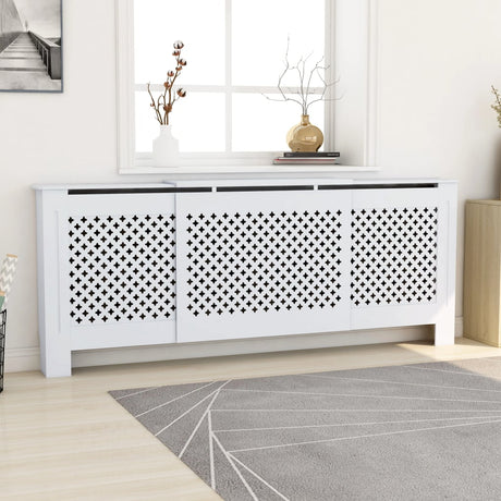 Pokrov za radiator MDF bel 205 cm