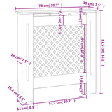 Pokrov za radiator MDF 78 cm