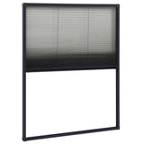 Plise komarnik za okna aluminij antraciten 60x80cm