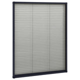 Plise komarnik za okna aluminij antraciten 60x80cm