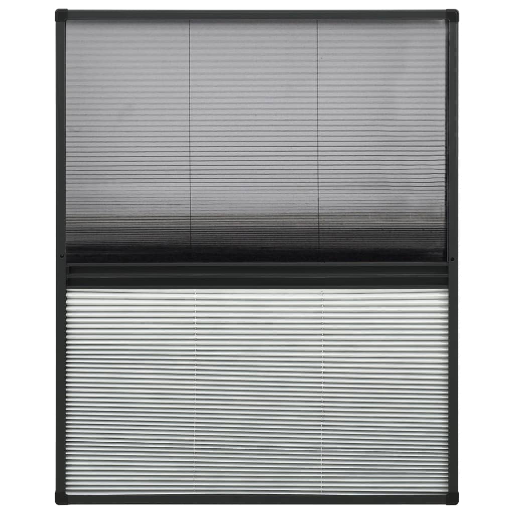 Plise komarnik za okna aluminij 60x80 cm s senčilom