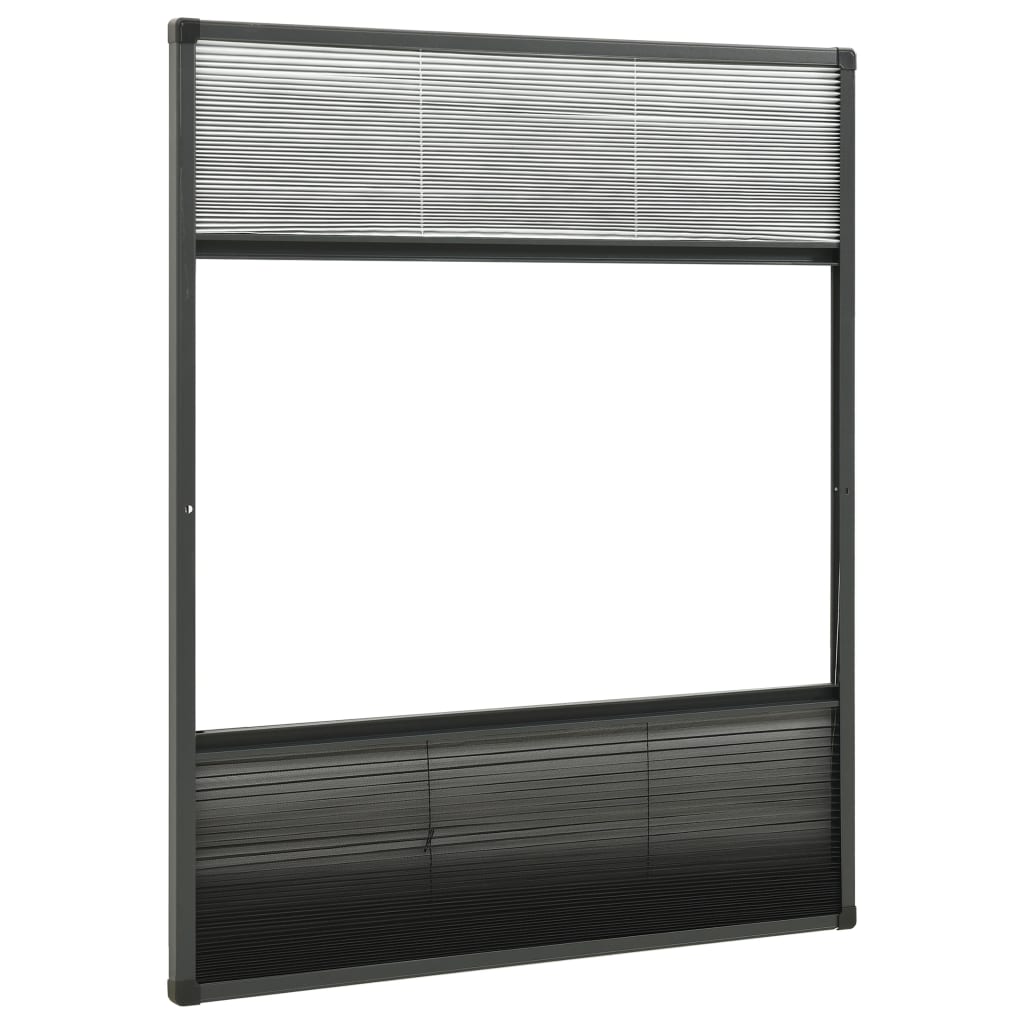 Plise komarnik za okna aluminij 60x80 cm s senčilom