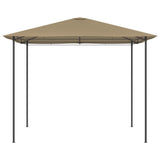 Paviljon 3x3x2,6 m taupe 160 g/m²