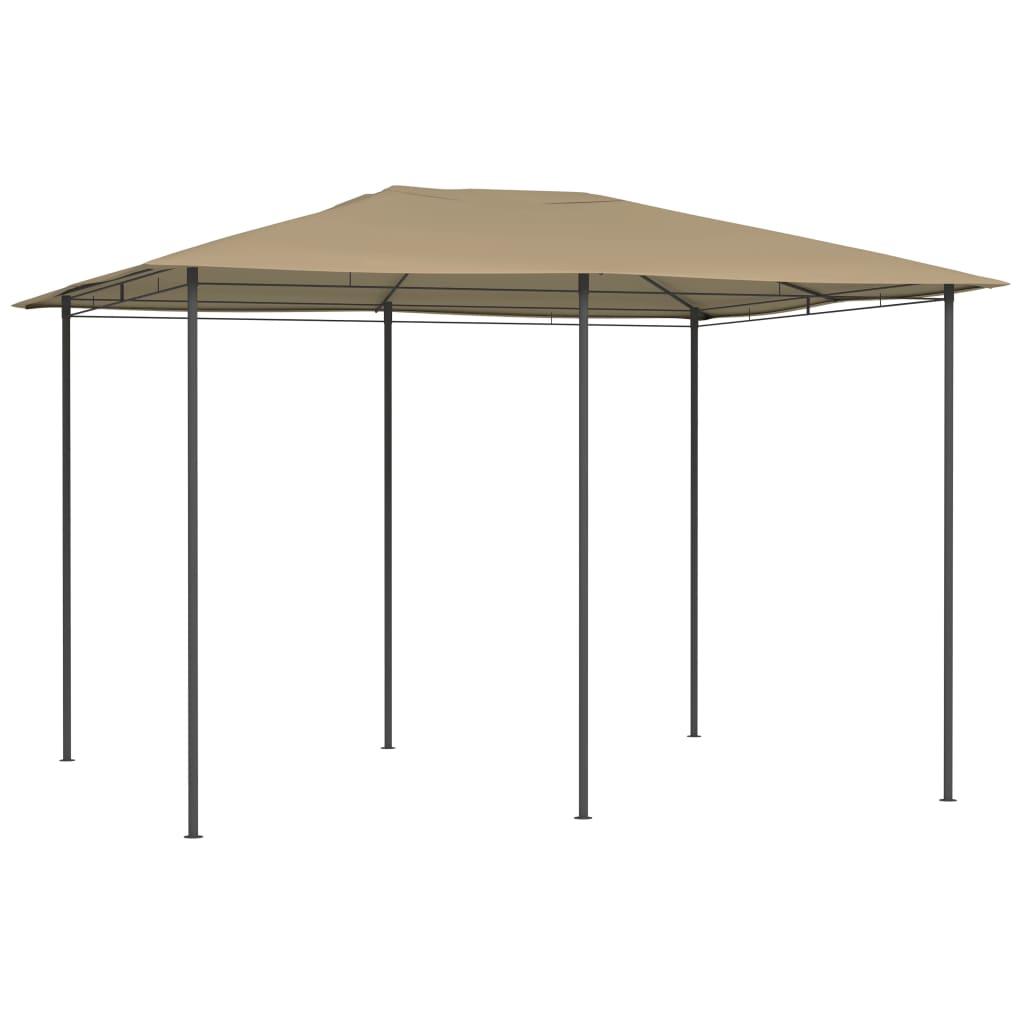 Paviljon 3x4x2,6 m taupe 160 g/m²