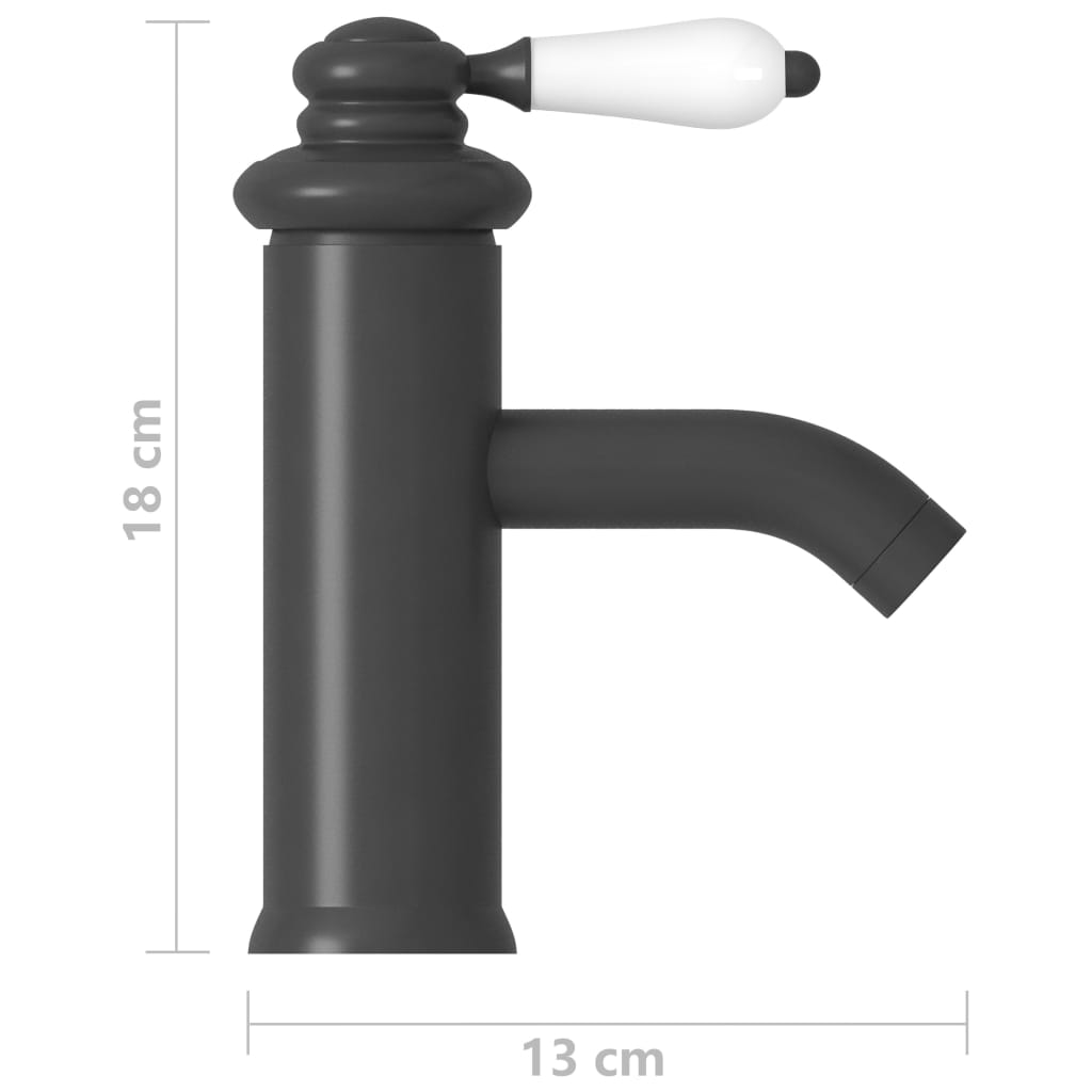 Kopalniška armatura za umivalnik siva 130x180 mm