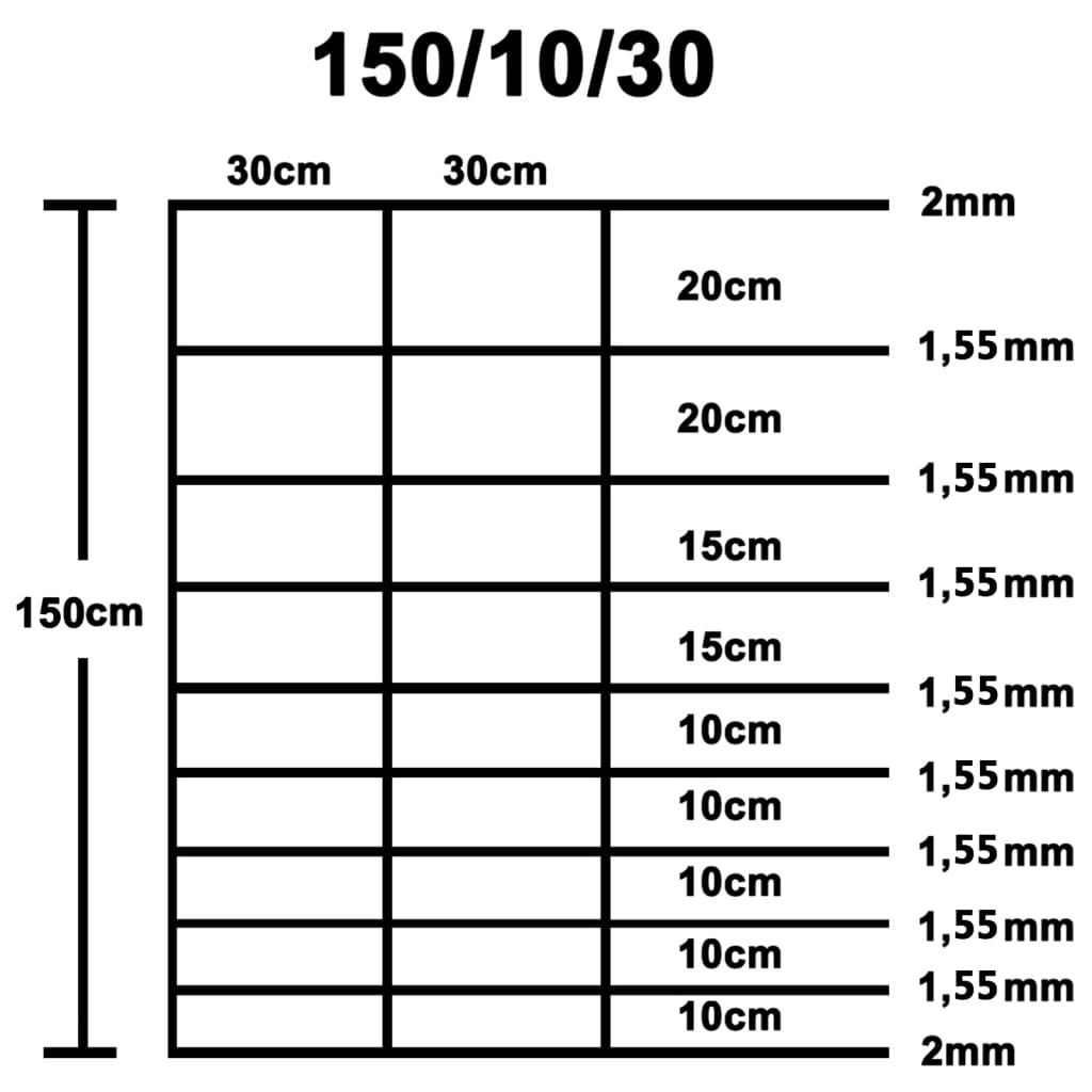 Vrtna ograja pocinkano jeklo 50x1,5 m srebrna