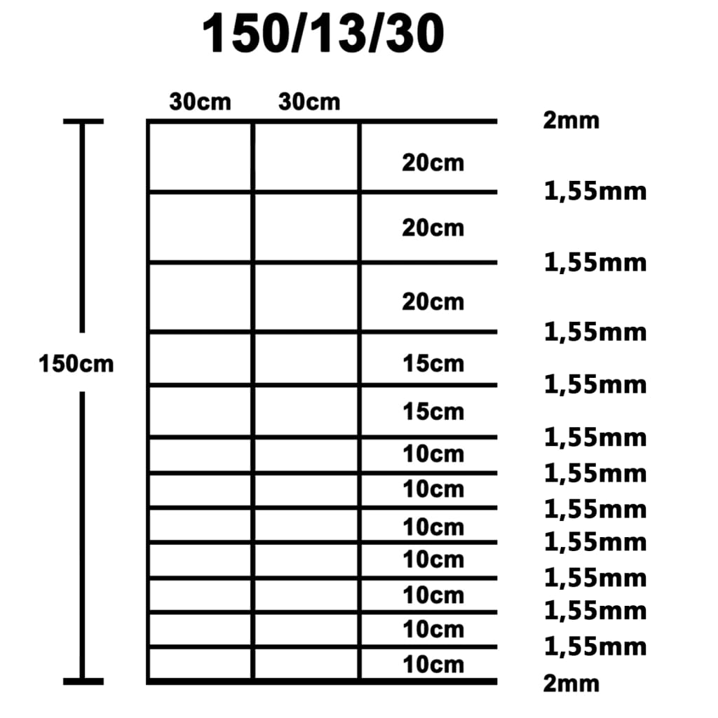 Vrtna ograja pocinkano jeklo 50x1,5 m srebrna