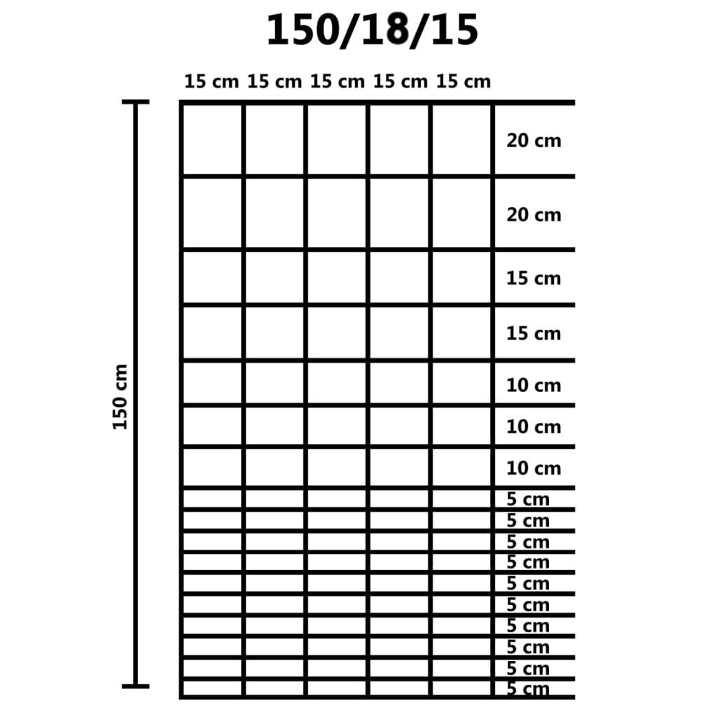 Vrtna ograja pocinkano jeklo 50x1,5 m srebrna