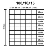 Vrtna ograja pocinkano jeklo 50x1 m srebrna