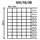 Vrtna ograja pocinkano jeklo 50x1 m srebrna