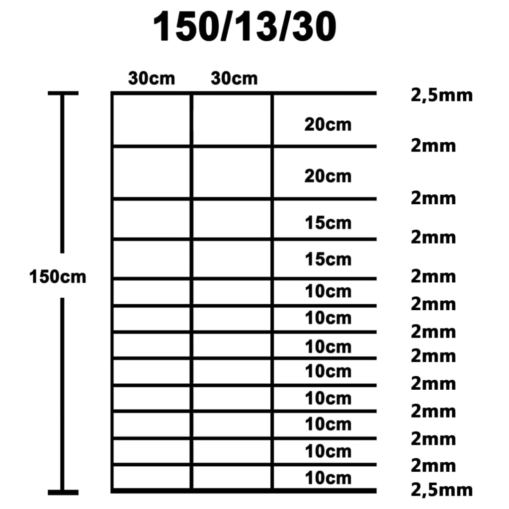 Vrtna ograja pocinkano jeklo 50x1,5 m srebrna