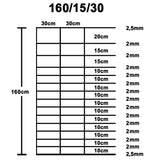 Vrtna ograja pocinkano jeklo 50x1,6 m srebrna