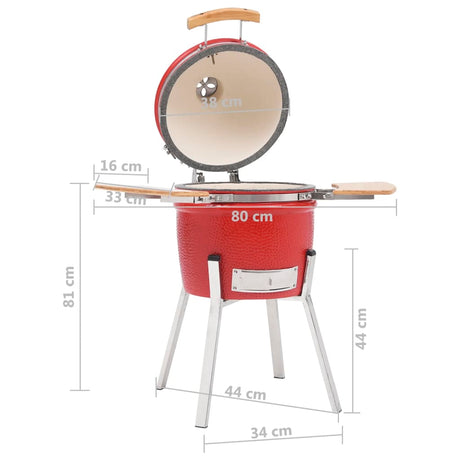 Kamado žar za dimljenje iz keramike 81 cm